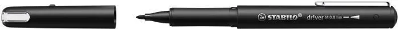 Główne zdjęcie produktu Prémiový liner na psaní STABILO dr!ver - medium - černá