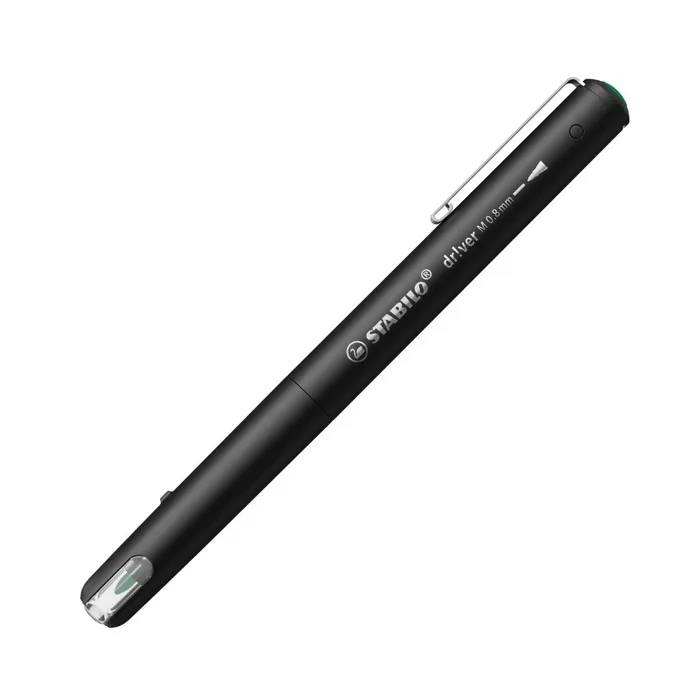 Główne zdjęcie produktu Prémiový liner na psaní STABILO dr!ver - medium - zelená