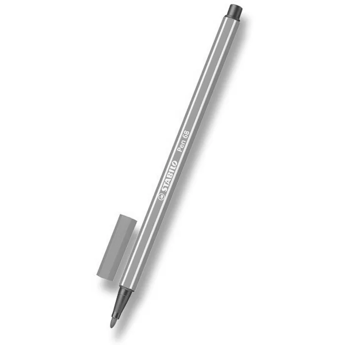 Główne zdjęcie produktu Prémiový vláknový fix - STABILO Pen 68 - 1 ks - hnědá