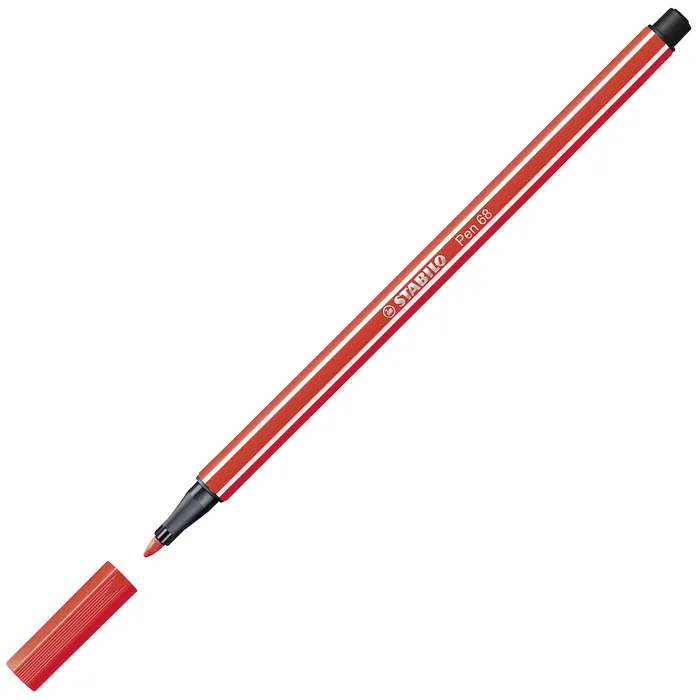 Główne zdjęcie produktu Prémiový vláknový fix - STABILO Pen 68 - 1 ks - korálová
