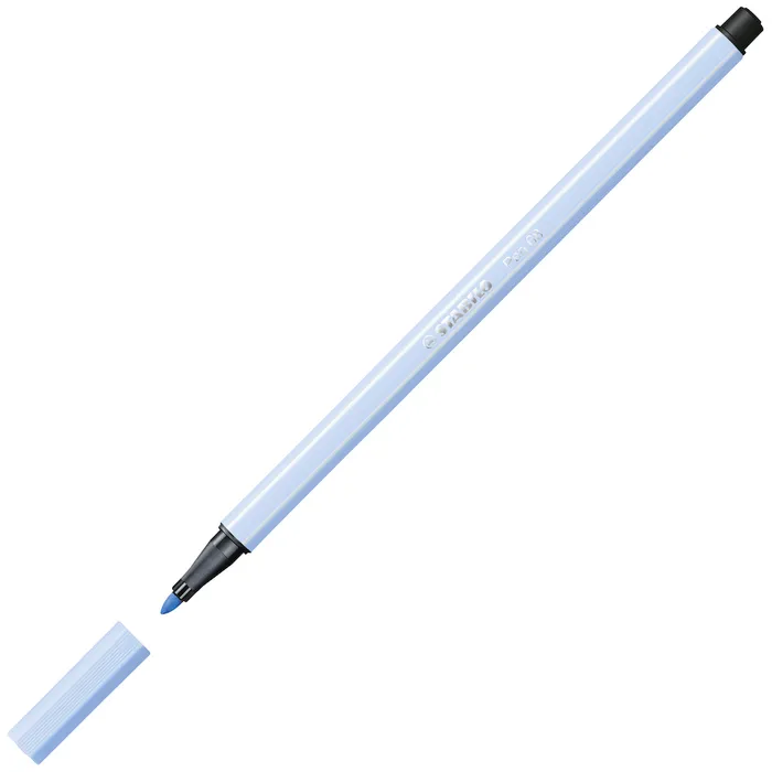 Główne zdjęcie produktu Prémiový vláknový fix - STABILO Pen 68 - 1 ks - ledově modrá