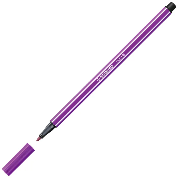 Główne zdjęcie produktu Prémiový vláknový fix - STABILO Pen 68 - 1 ks - lila