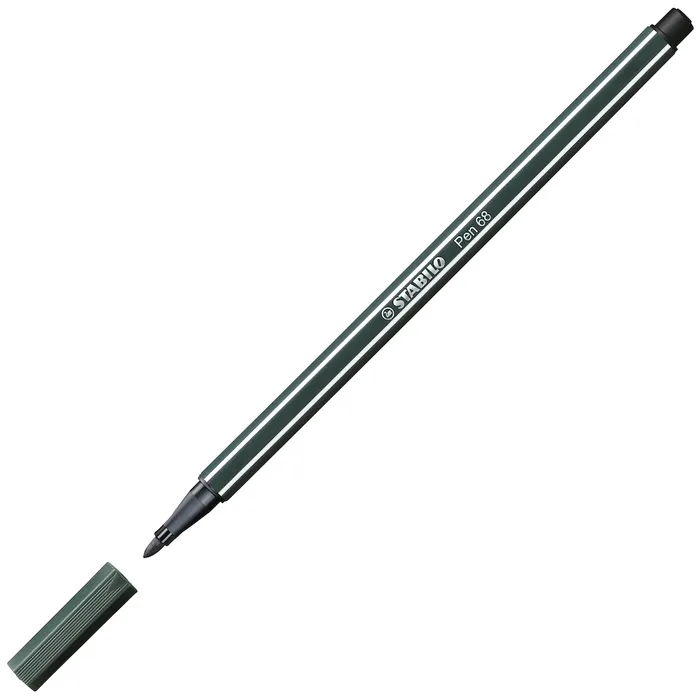 Główne zdjęcie produktu Prémiový vláknový fix - STABILO Pen 68 - 1 ks - přírodní zelená