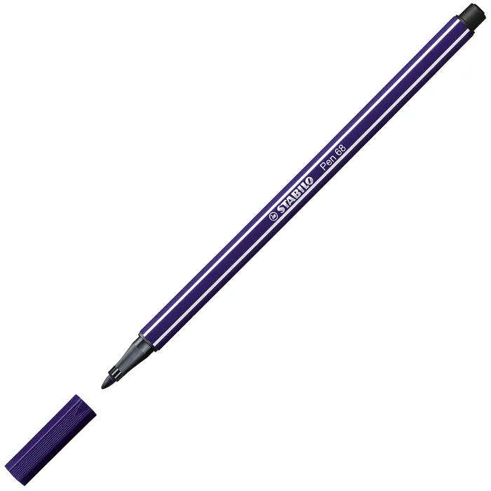 Główne zdjęcie produktu Prémiový vláknový fix - STABILO Pen 68 - 1 ks - pruská modř