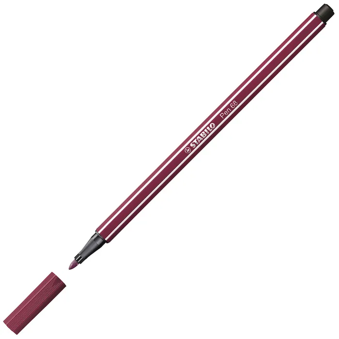 Główne zdjęcie produktu Prémiový vláknový fix - STABILO Pen 68 - 1 ks - purpurová
