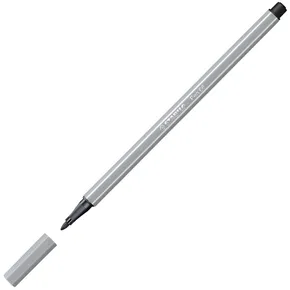 Marker fibrowy premium - STABILO Pen 68 - 1 szt. - srebrnoszary