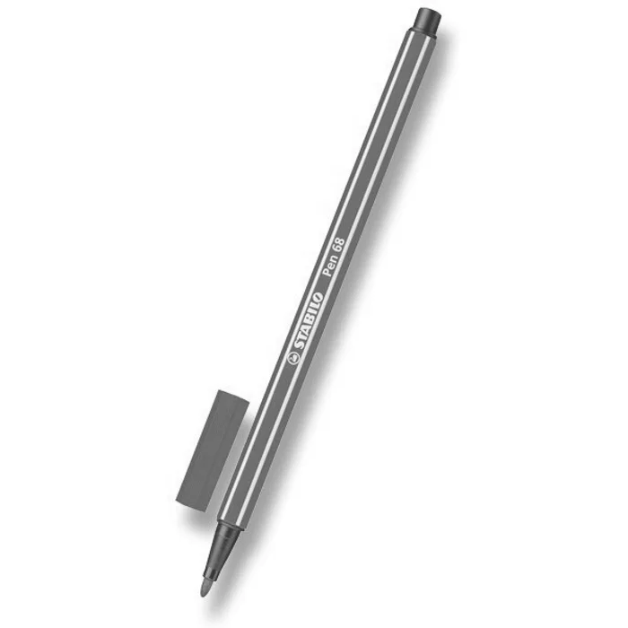 Główne zdjęcie produktu Prémiový vláknový fix - STABILO Pen 68 - 1 ks - tmavě červená
