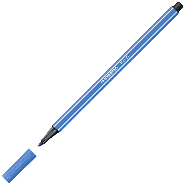 Główne zdjęcie produktu Prémiový vláknový fix - STABILO Pen 68 - 1 ks - tmavě modrá