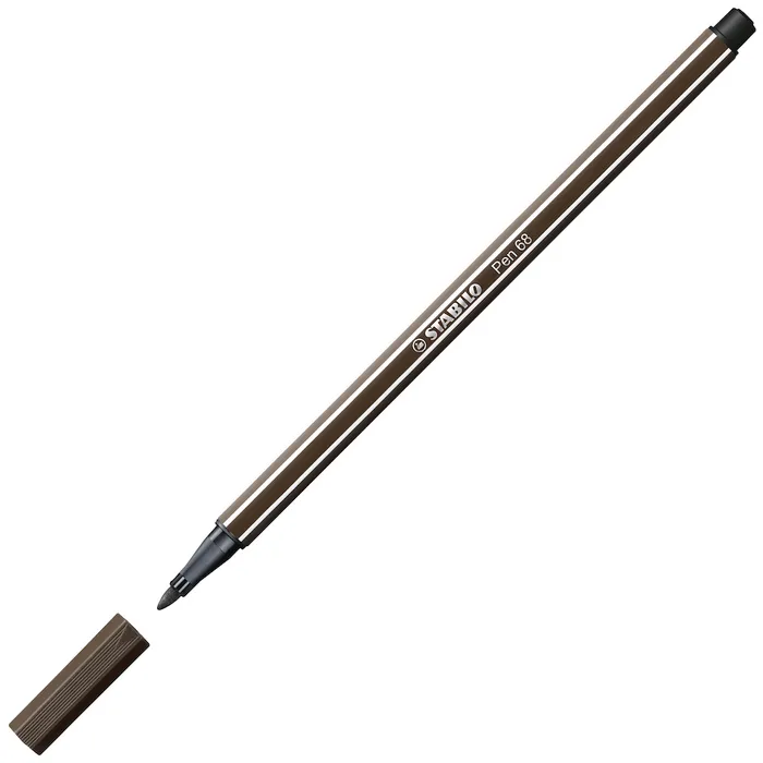 Główne zdjęcie produktu Prémiový vláknový fix - STABILO Pen 68 - 1 ks - umbra