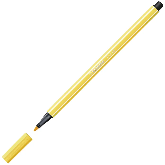 Główne zdjęcie produktu Prémiový vláknový fix - STABILO Pen 68 - 1 ks - žlutá