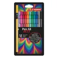 Marker fibrowy premium - STABILO Pen 68 - ARTY - kpl. 12 szt
