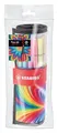 Marker fibrowy premium - STABILO Pen 68 - ARTY - 25 szt. zestaw wałków