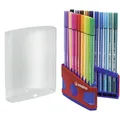 Marker fibrowy premium - STABILO Pen 68 - ColorParade - Zestaw 20 szt. niebieski/czerwony