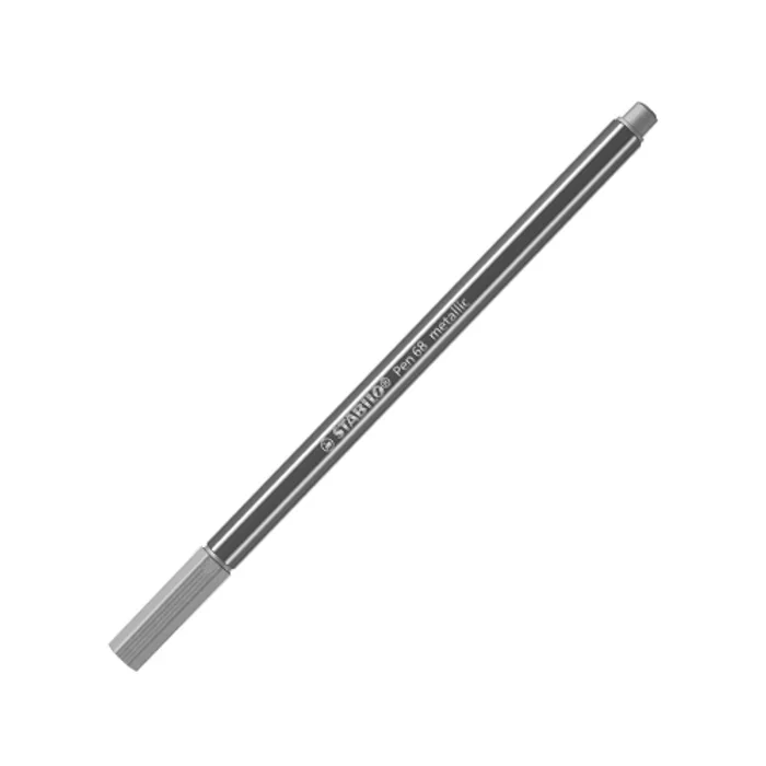 Główne zdjęcie produktu Prémiový vláknový metalický fix - STABILO Pen 68 metallic - 1 ks - metalická fialová