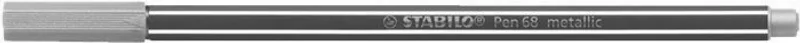 Główne zdjęcie produktu Prémiový vláknový metalický fix - STABILO Pen 68 metallic - 1 ks - metalická modrá