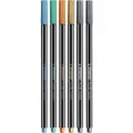 Metaliczny marker STABILO Pen 68 metaliczny - zestaw 6 sztuk w puszce