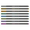 Następne zdjęcie produktu Metaliczny marker z włókna premium - STABILO Pen 68 metallic - zestaw 8 sztuk w puszce