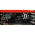 Metaliczny marker z włókna premium - STABILO Pen 68 metallic - zestaw 8 sztuk w puszce