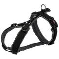 Następne zdjęcie produktu Uprząż trekkingowa PREMIUM - czarny/grafit M-L: obwód klatki piersiowej: 62-74cm/25mm