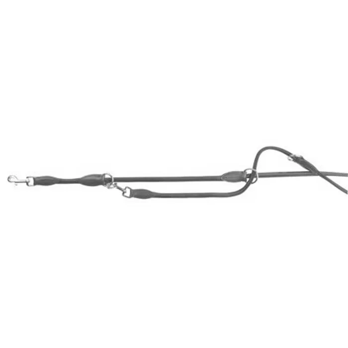 Główne zdjęcie produktu Přepínací vodítko kožené kulaté ACTIVE S-M 2,00m/8 mm, - tmavě hnědé