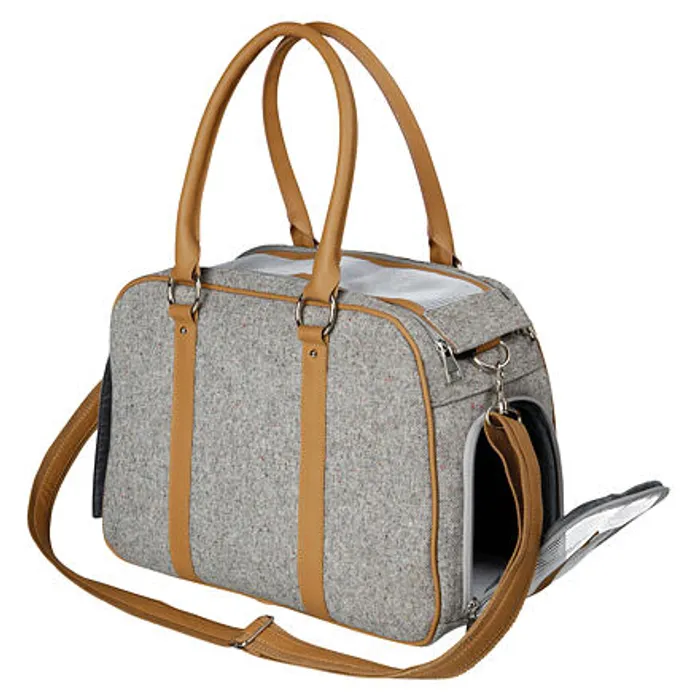 Główne zdjęcie produktu Přepravní taška HELEN 19 x 28 x 40 cm šedá (max. 10kg)