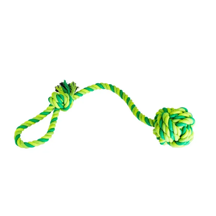 Główne zdjęcie produktu Přetahovadlo HipHop bavlněný míč, sv.zelená, tm.zelená, khaki 58cm, 300g