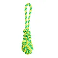 Następne zdjęcie produktu Piłka holownicza z bawełnianym węzłem HipHop 23 cm / 90 g limonkowa zieleń