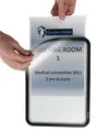Następne zdjęcie produktu Kieszeń prezentacyjna Magneto Solo, czarna, magnetyczna, A4, TARIFOLD