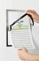 Następne zdjęcie produktu Ramka prezentacyjna DURAFRAME® NOTE, srebrna, A4, samoprzylepna, na notatki, DURABLE
