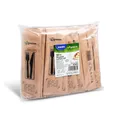 Następne zdjęcie produktu Zestaw sztućców (drewno FSC 100%) nóż-widelec+serwetka [50 zestawów]