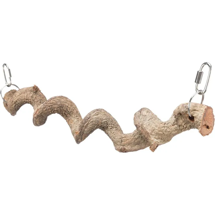 Główne zdjęcie produktu Přírodní závěsné "cikcak" bidýlko, 36 cm/o 25 mm, dračí dřevo
