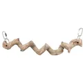 Następne zdjęcie produktu Naturalny wiszący okoń typu „zygzak”, 36 cm/o 25 mm, smocze drewno