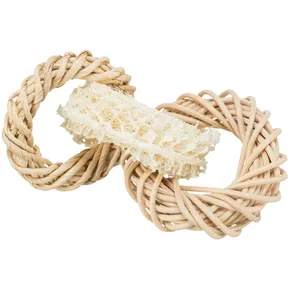 Pierścienie blokujące dla gryzoni, luffa, rattan, liść kukurydzy, o średnicy 13 cm