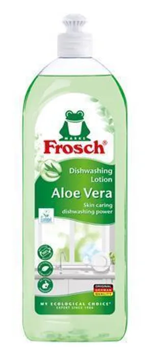 Główne zdjęcie produktu Prostředek na mytí nádobí, aloe vera, 750 ml, FROSCH