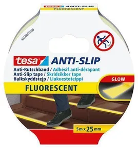Taśma antypoślizgowa Anti-Slip 55580, fluorescencyjna, 25 mm x 5 m, TESA
