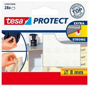 Antypoślizgowe podkładki ochronne "Protect 57898", przezroczyste, 8 mm, TESA