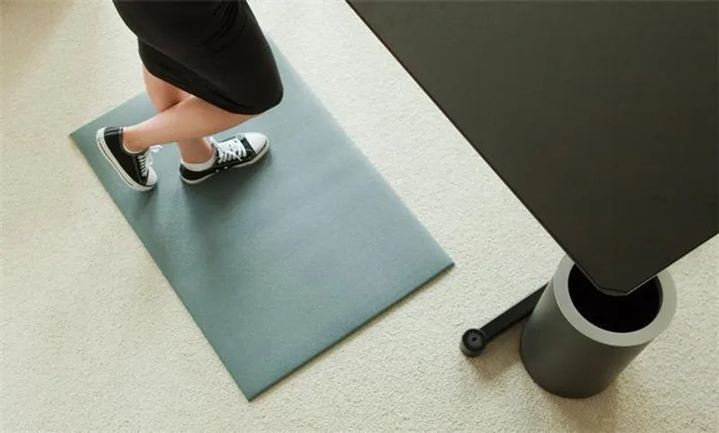 Główne zdjęcie produktu Protiúnavová rohož "Ergosoft", šedá, ergonomická, 60x90 cm, RS OFFICE