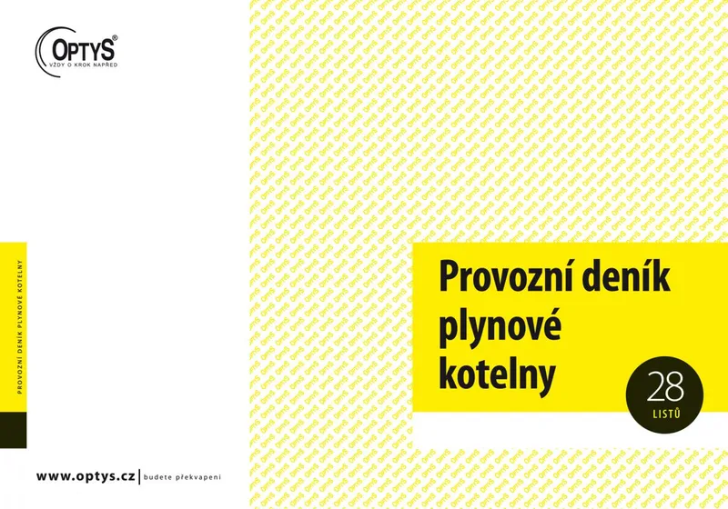 Główne zdjęcie produktu Provozní deník plynové kotelny A4 1241