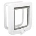 Następne zdjęcie produktu Drzwi przejściowe dla kota, dwustronne, 20x22cm, białe