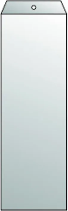 Główne zdjęcie produktu Průhledný obal 112x326 mm skladové karty, 120mic. [100 ks]