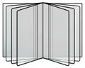 Przezroczysta okładka 80x115mm wkładka do prawa jazdy 300/140mic. [10 sztuk]