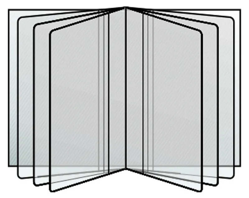 Główne zdjęcie produktu Průhledný obal 80x115mm vložka do řidičáku 300/140mic. [10 ks]