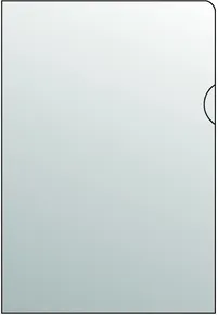 Okładka przezroczysta A4 - "L" PP połysk, 110 mikronów. [100 szt.]