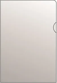 Okładka przezroczysta A5 - "L" PCV przeźroczysta, 120mic. [10 sztuk]