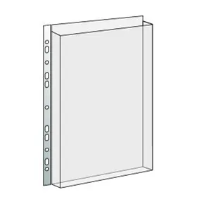 Okładka przezroczysta do katalogów PP zawias euro 180mic.240x310x20mm [10 szt.]