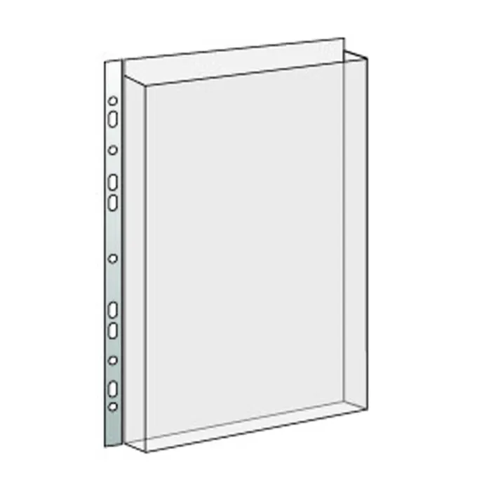 Główne zdjęcie produktu Průhledný obal na katalogy PP eurozávěs 180mic.240x310x20mm [10 ks]