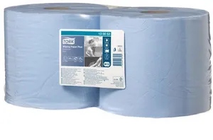 Ręcznik przemysłowy Tork 130052 Plus Advanced 420 mała rolka niebieski [1 szt]