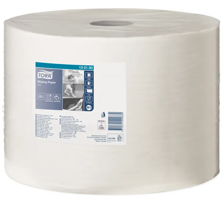 Główne zdjęcie produktu Průmyslová papírová utěrka Tork 130100 Advanced 415 velká role [1 ks]