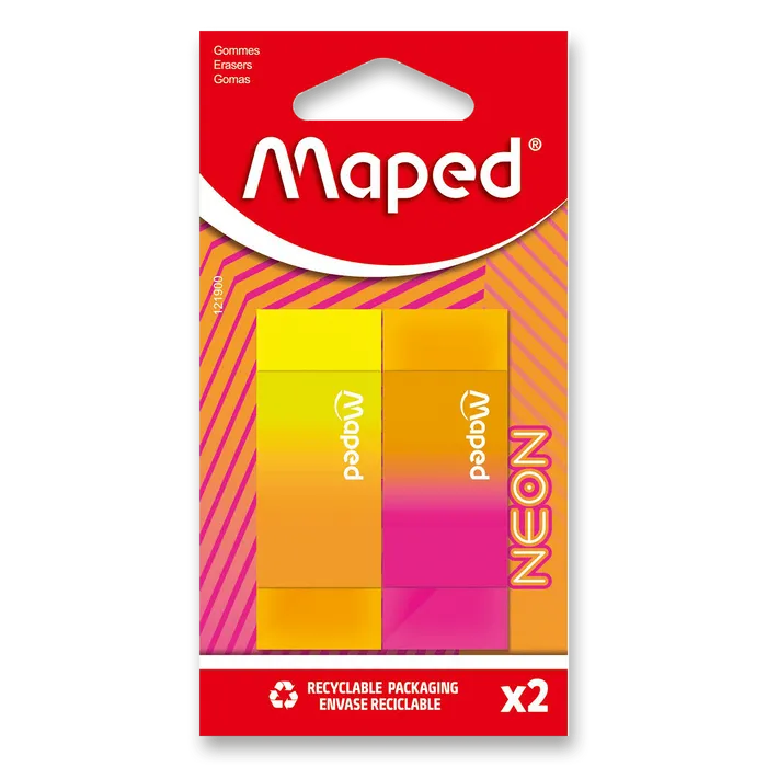 Główne zdjęcie produktu Pryž Maped Neon 2 ks