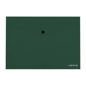 Notatnik z nadrukiem A4 VERDE w kolorze zielonym